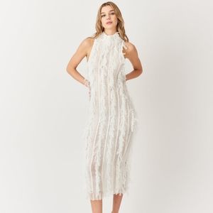 NWT sexy white body fitted dress